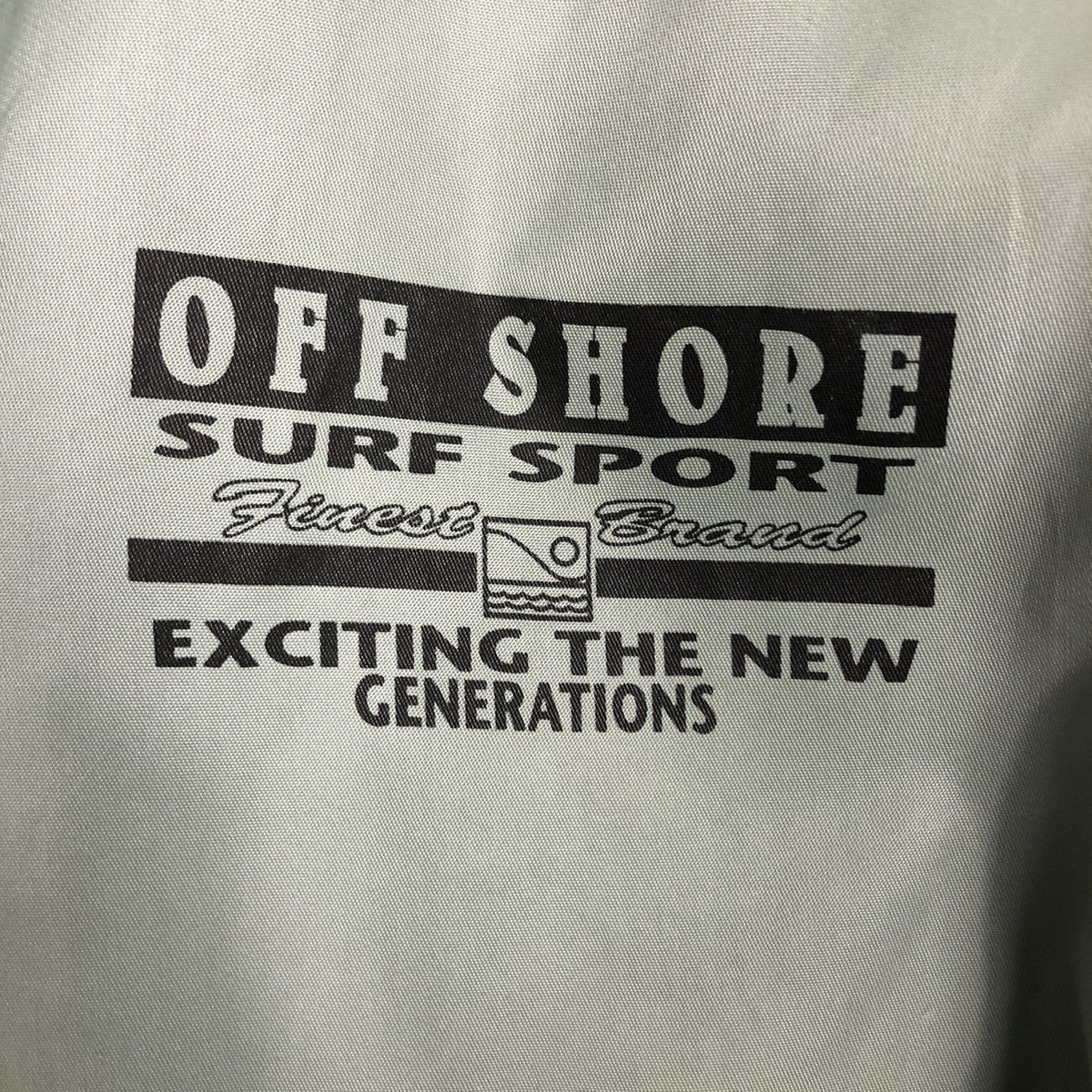 Japanese Brand × Vintage 📌Vintage Snap Button Jacket Off Shore Surf Style Big Logo Size US M / EU 48-50 / 2 - 18 Thumbnail