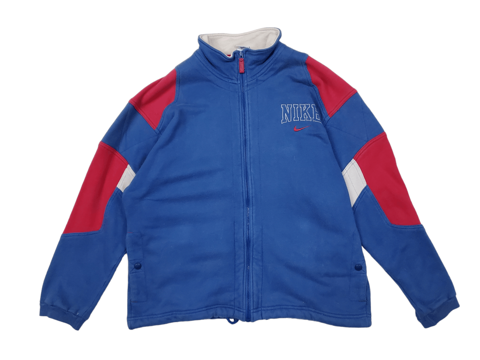Nike × Vintage 🔥Vintage Nike 2 Colour Full Zipper Streetwear🔥 Size US M / EU 48-50 / 2 - 3 Thumbnail