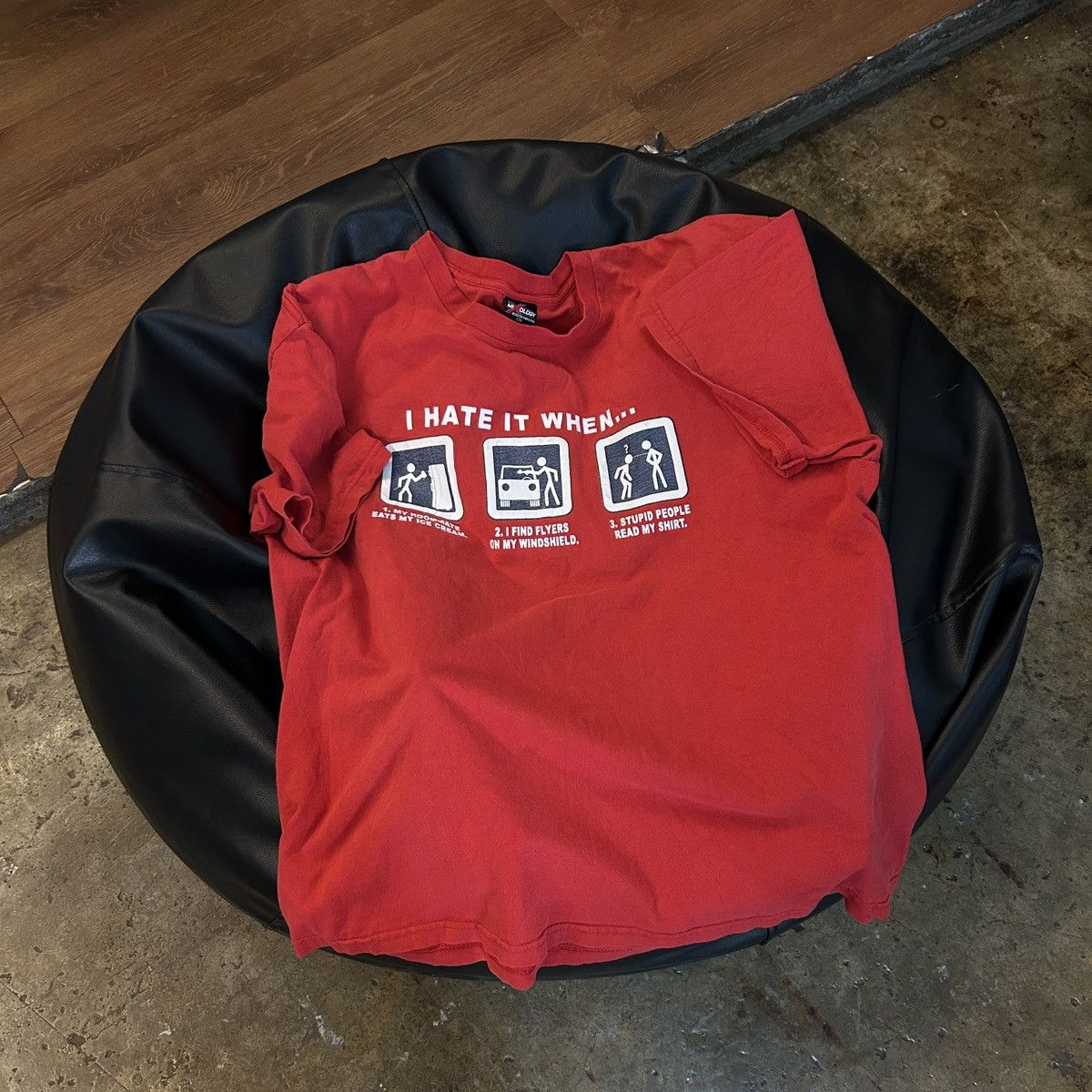 Vintage 1990s I Hate It When People Read My T-Shirt Size US XL / EU 56 / 4 - 7 Thumbnail