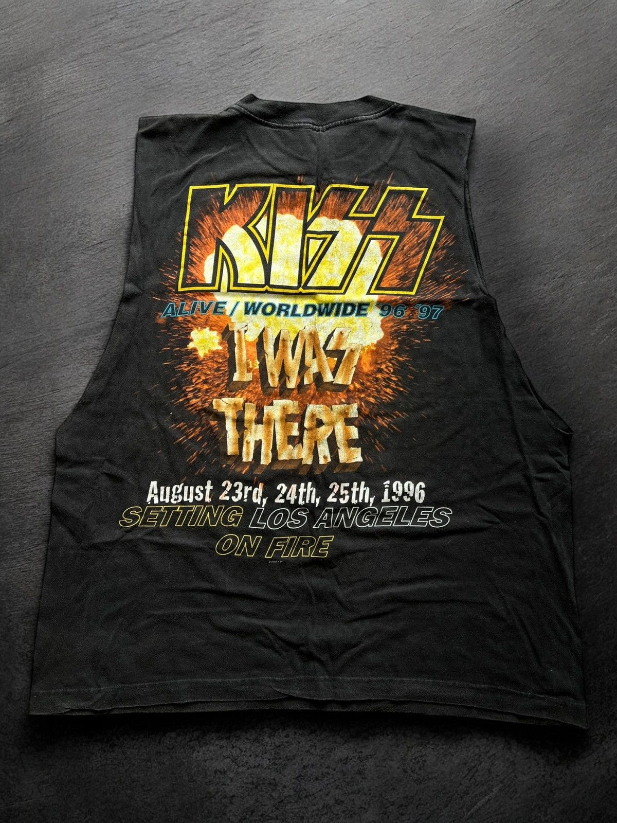 Band Tees Vintage Kiss 1997 Alive World tour Size US XL / EU 56 / 4 - 4 Thumbnail
