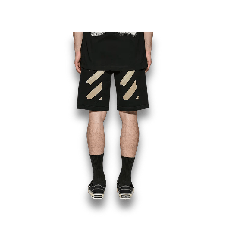 Off-White o1rshd1 Tape Arrows Sweatshorts in Black Size US 36 / EU 52 - 3 Thumbnail