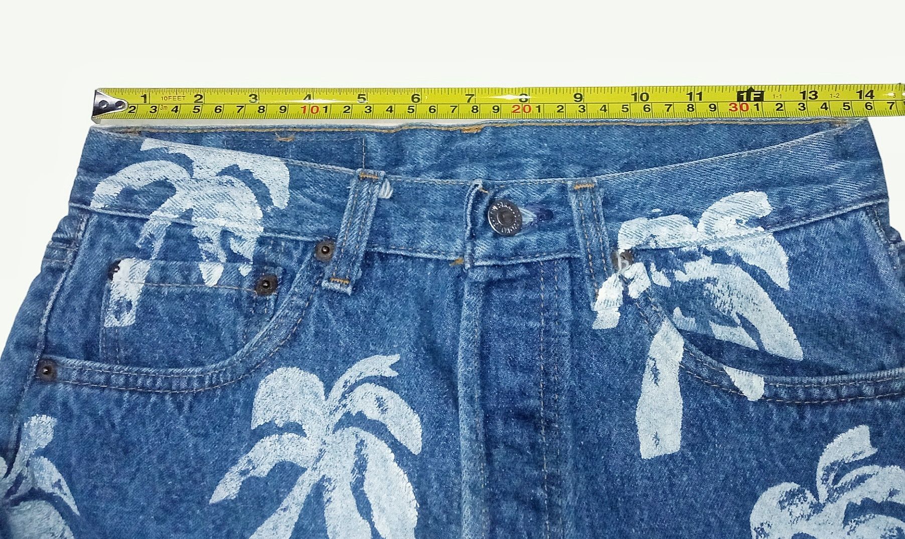Levi's × Levi's Vintage Clothing Vintage 80s levis bombastic 💥rare design/coconut tree Size US 28 / EU 44 - 11 Thumbnail