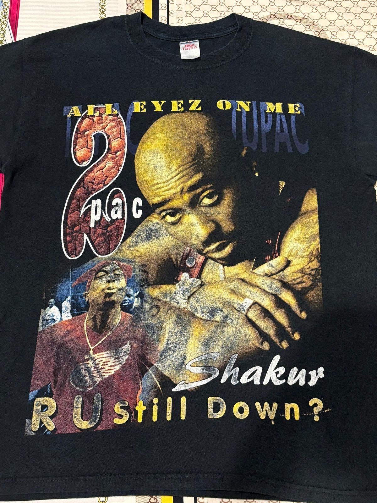 Rap Tees Vintage Tupac All Eyez On Me ‘R U Still Down’ Rap Tee Size US L / EU 52-54 / 3 - 3 Thumbnail