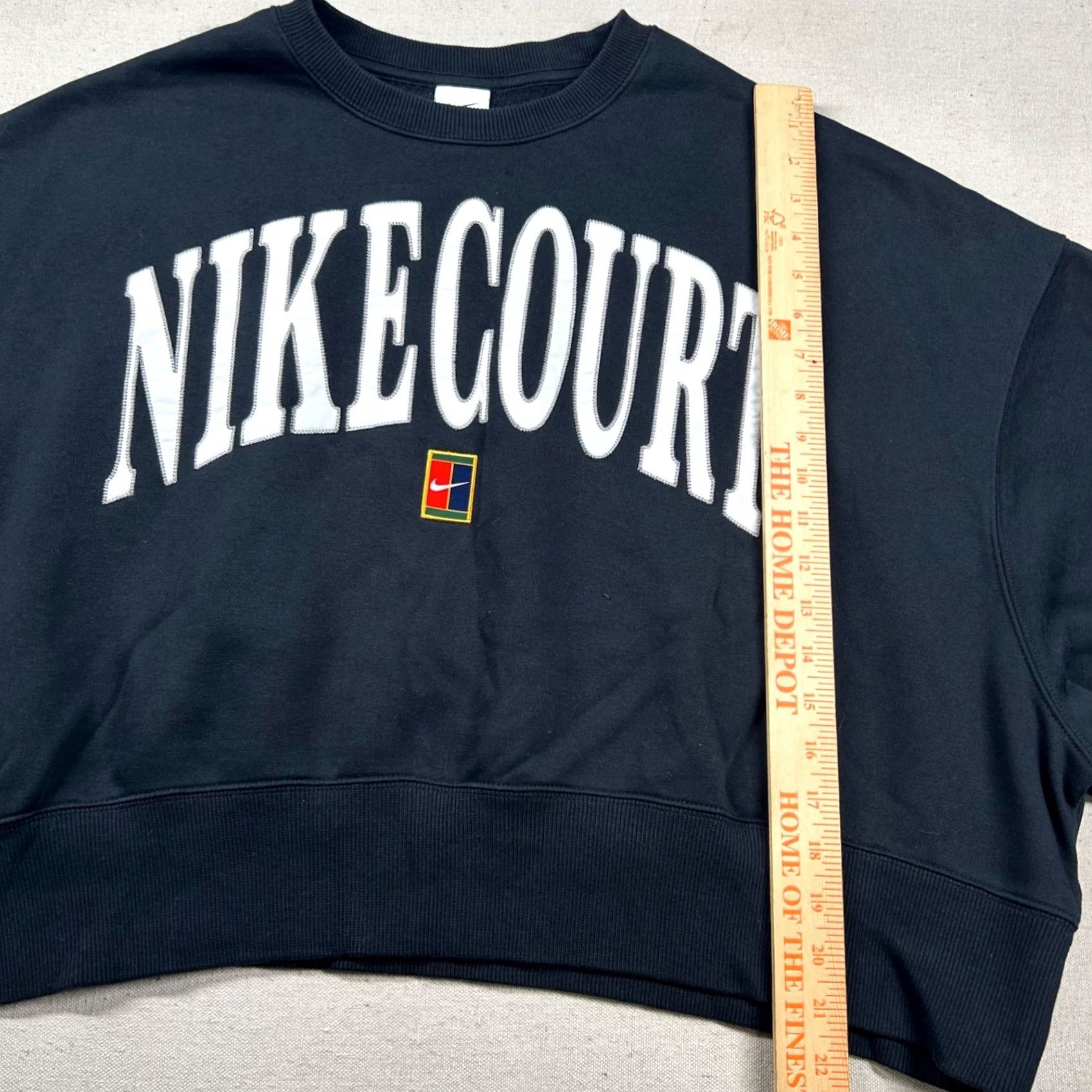 Nike Nike Court Sweatshirt Womens L Oversized Tennis Embroidered Heritage Phoenix Vintage: No Size L / US 10 / IT 46 - 7 Thumbnail