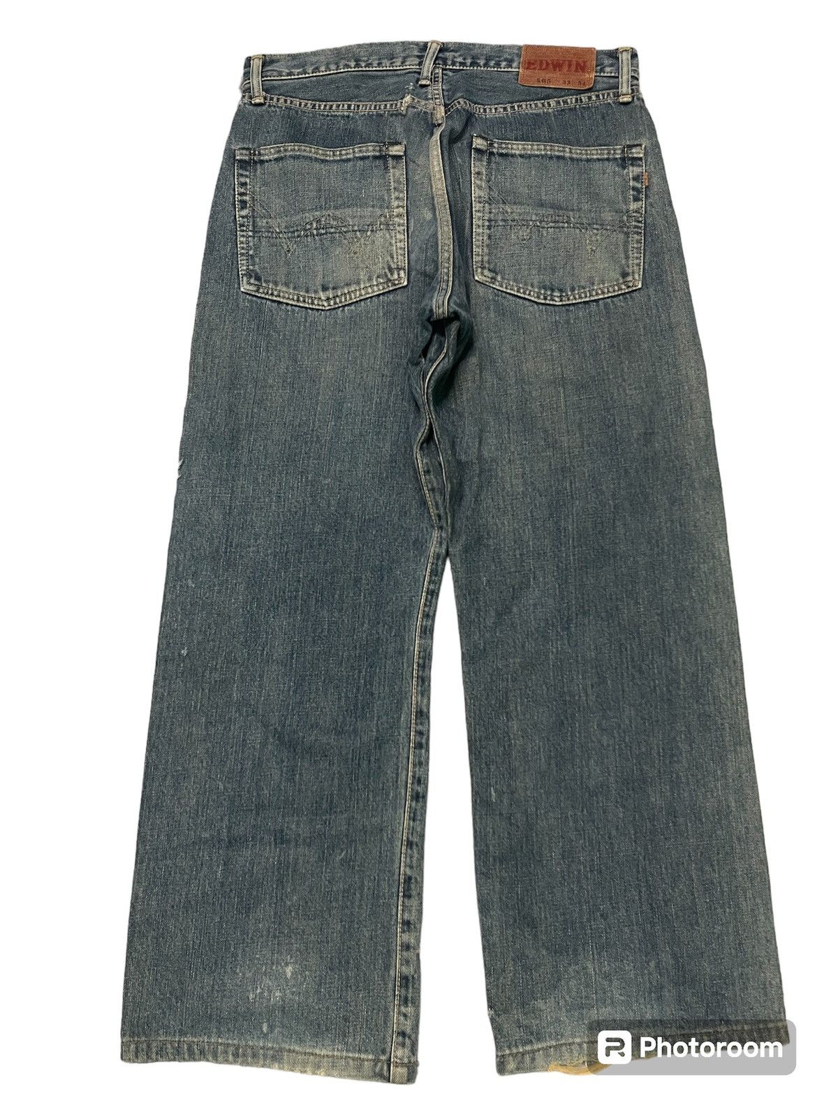 Edwin VINTAGE EDWIN 505 DISTRESSED JEANS Size US 31 - 3 Thumbnail