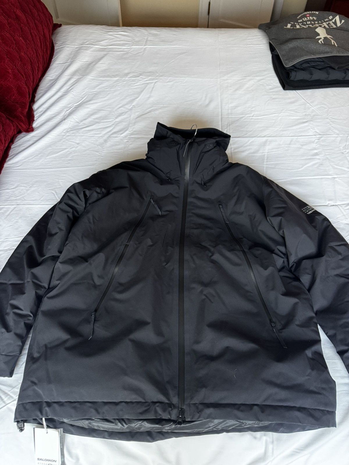 Maison Margiela × Salomon MM6 x Salomon technical jacket-Black Size US M / EU 48-50 / 2 - 2 Thumbnail