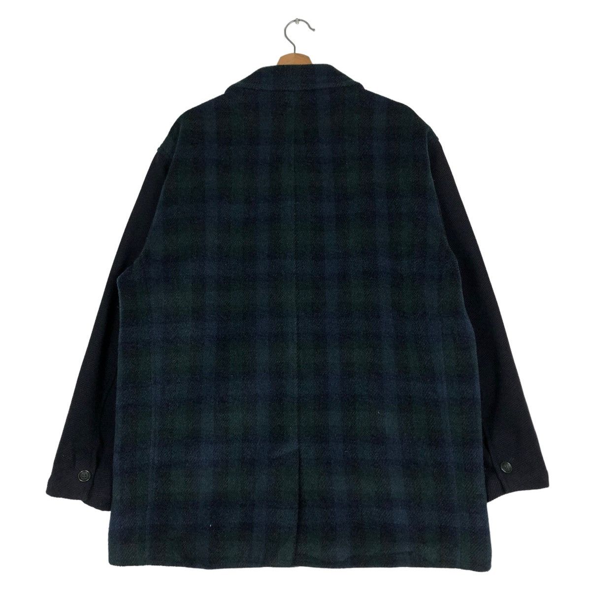 Japanese Brand VINTAGE WOOL DOUBLE BREAST BIKER JACKET RENOWN ISSEY MIYAKE Size US M / EU 48-50 / 2 - 8 Thumbnail