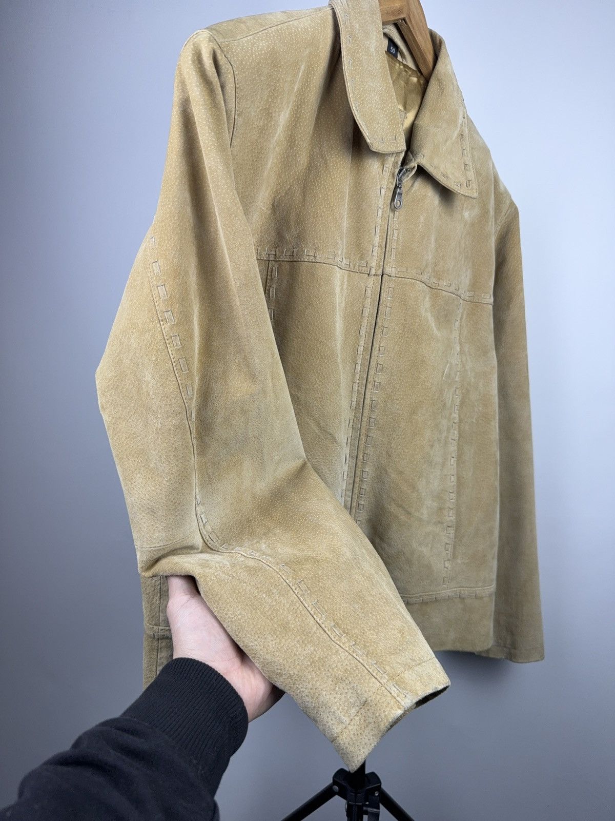 Vintage Vintage 90s Avant Garde Leather Biker MOTO Y2K Jacket Size US M / EU 48-50 / 2 - 6 Thumbnail
