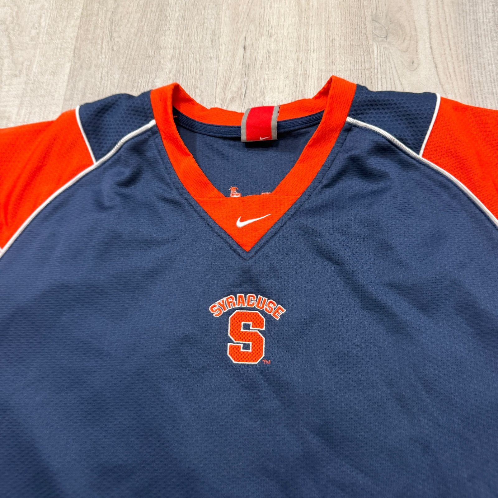 Nike Vintage Nike Syracuse Orange Shirt Men's XL Blue Center Size US XL / EU 56 / 4 - 3 Thumbnail