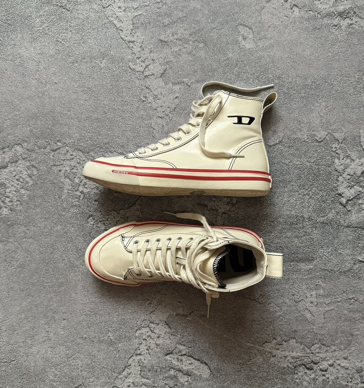 Diesel Diesel US8.5 EUR39 S-ATHOS MID W high top sneaker shoes y2k Size US 8.5 / IT 38.5 - 1 Thumbnail