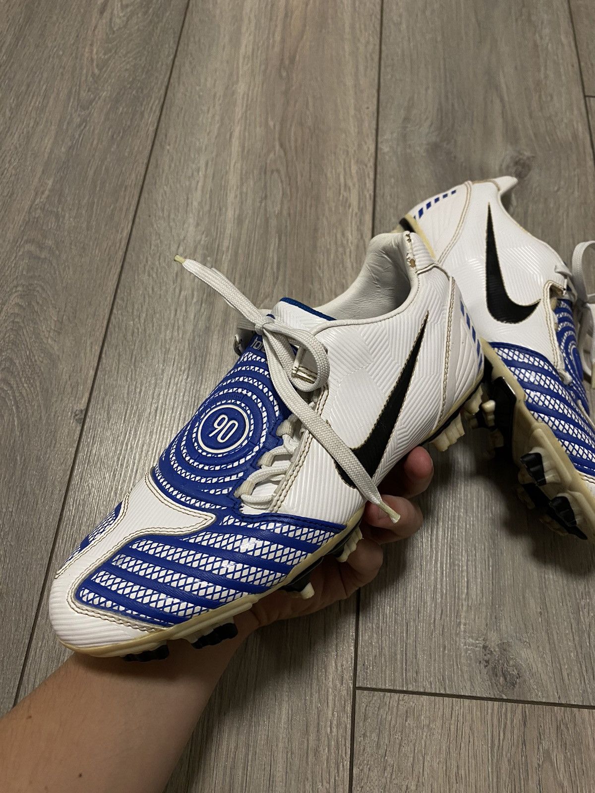 Nike Vintage Nike Total 90 Boots Ninety Laser II Saccer Football Size US 7.5 / EU 40-41 - 4 Thumbnail