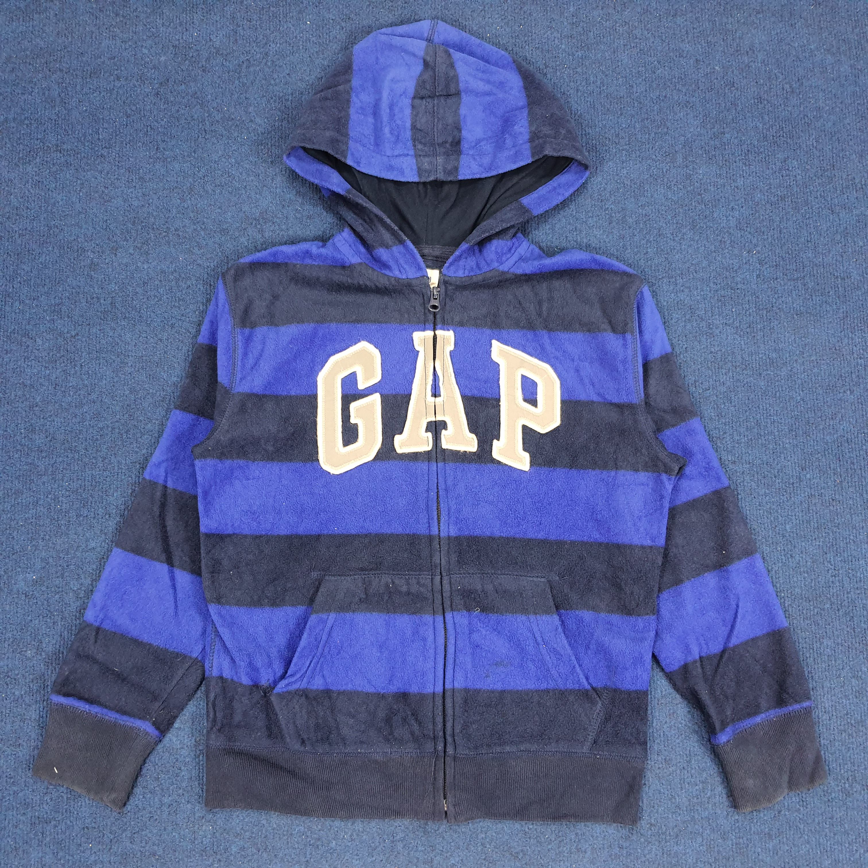 Gap × Vintage Vintage GAP KIDS Striped Hoodie Size US XS / EU 42 / 0 - 1 Thumbnail