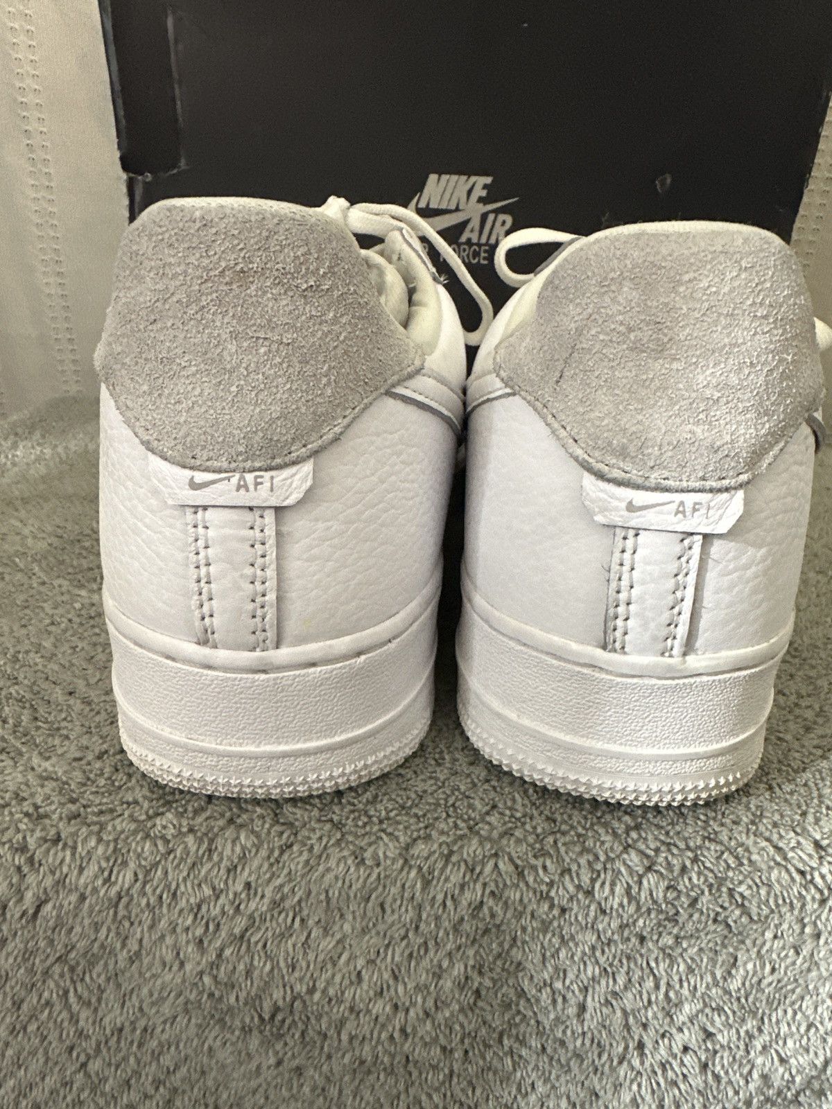 Nike NikeAir Force 1 '07 Craft 'White Vast Grey Size US 11.5 / EU 44-45 - 5 Thumbnail