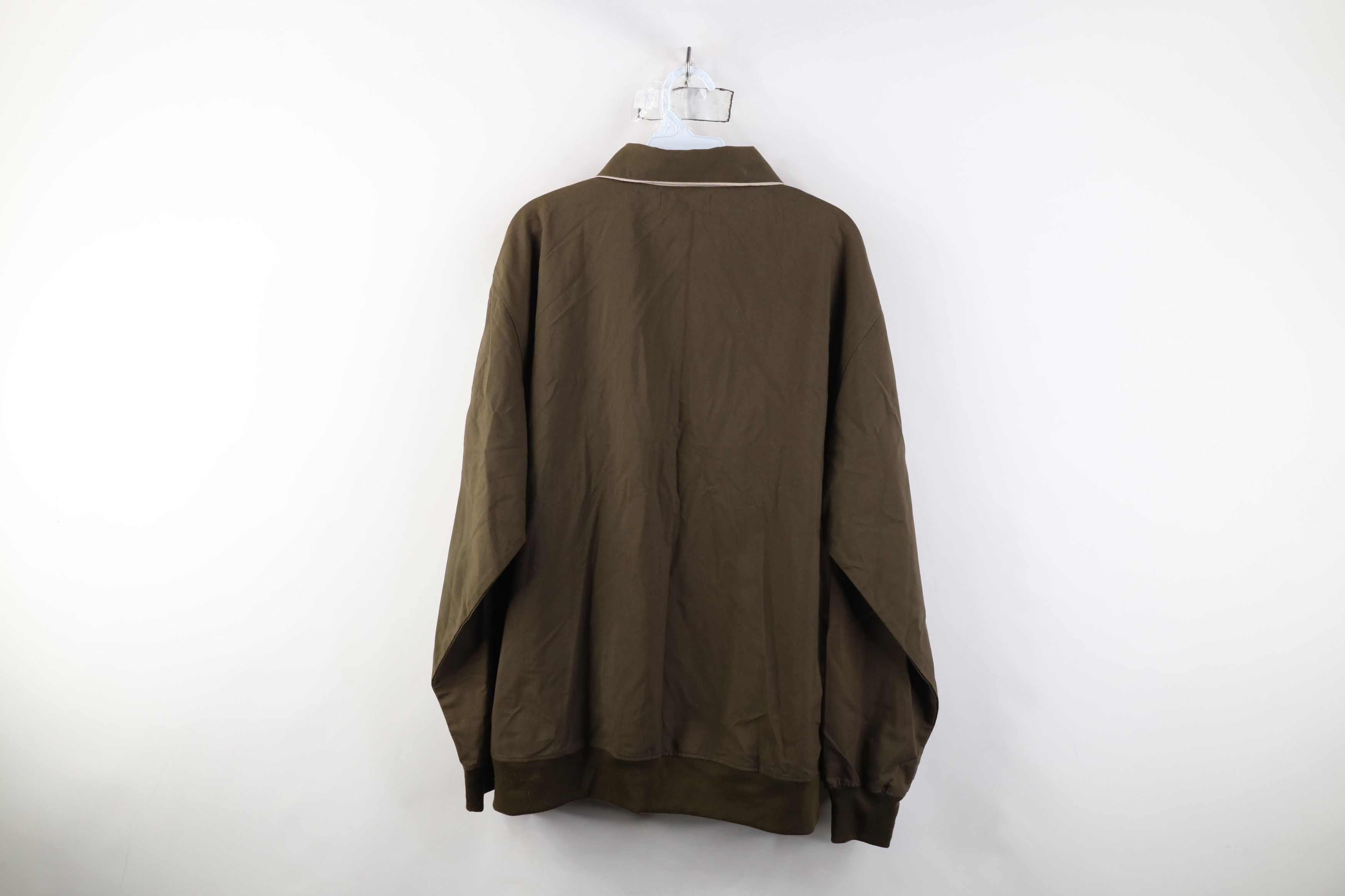 Vintage Vintage 90s Streetwear Panel Half Zip Long Sleeve Polo Size US L / EU 52-54 / 3 - 12 Thumbnail