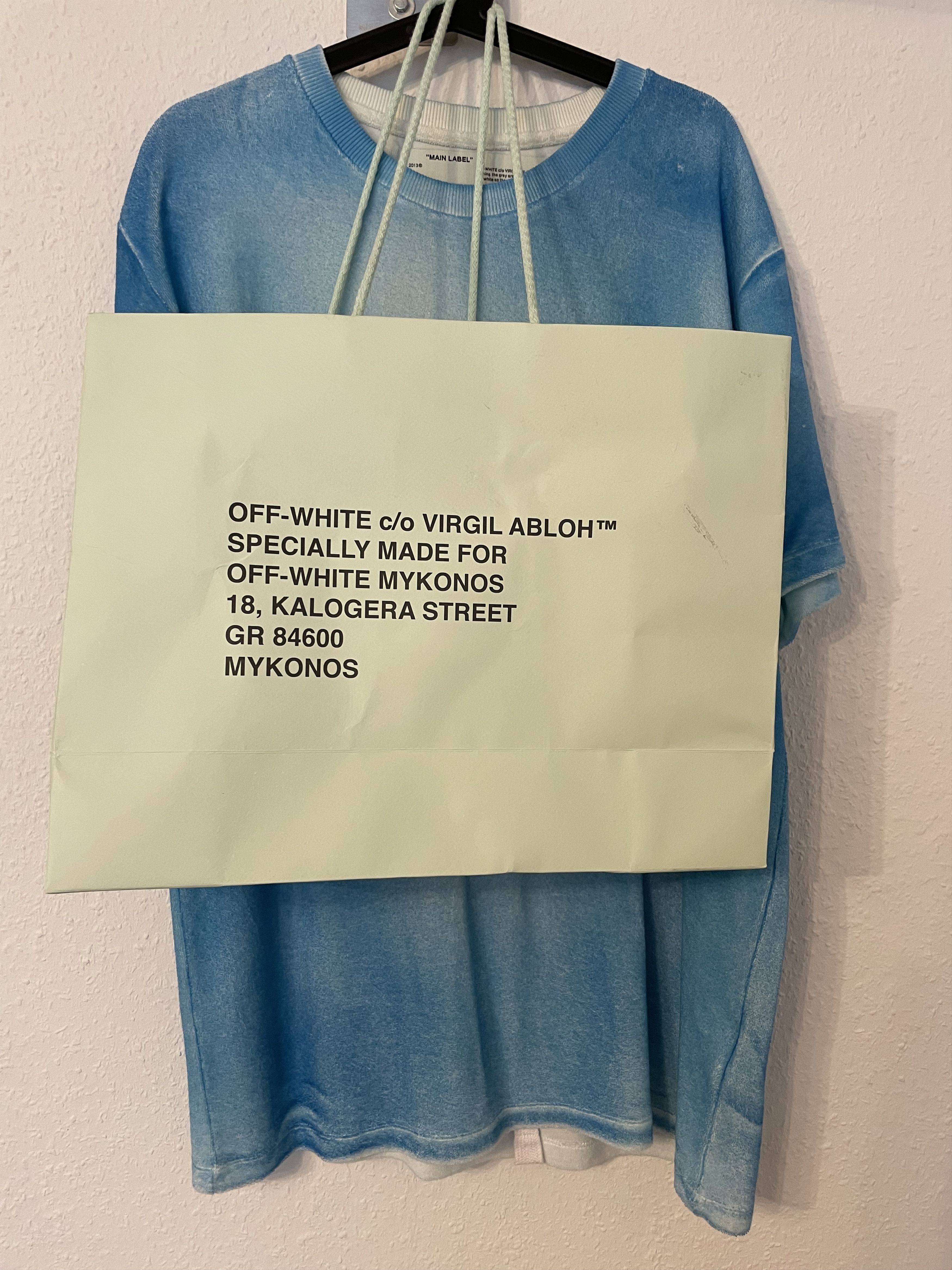 Off-White Off-White “Mykonos” Airbrush T-Shirt - Extremely rare 1/20 Size US XL / EU 56 / 4 - 8 Thumbnail