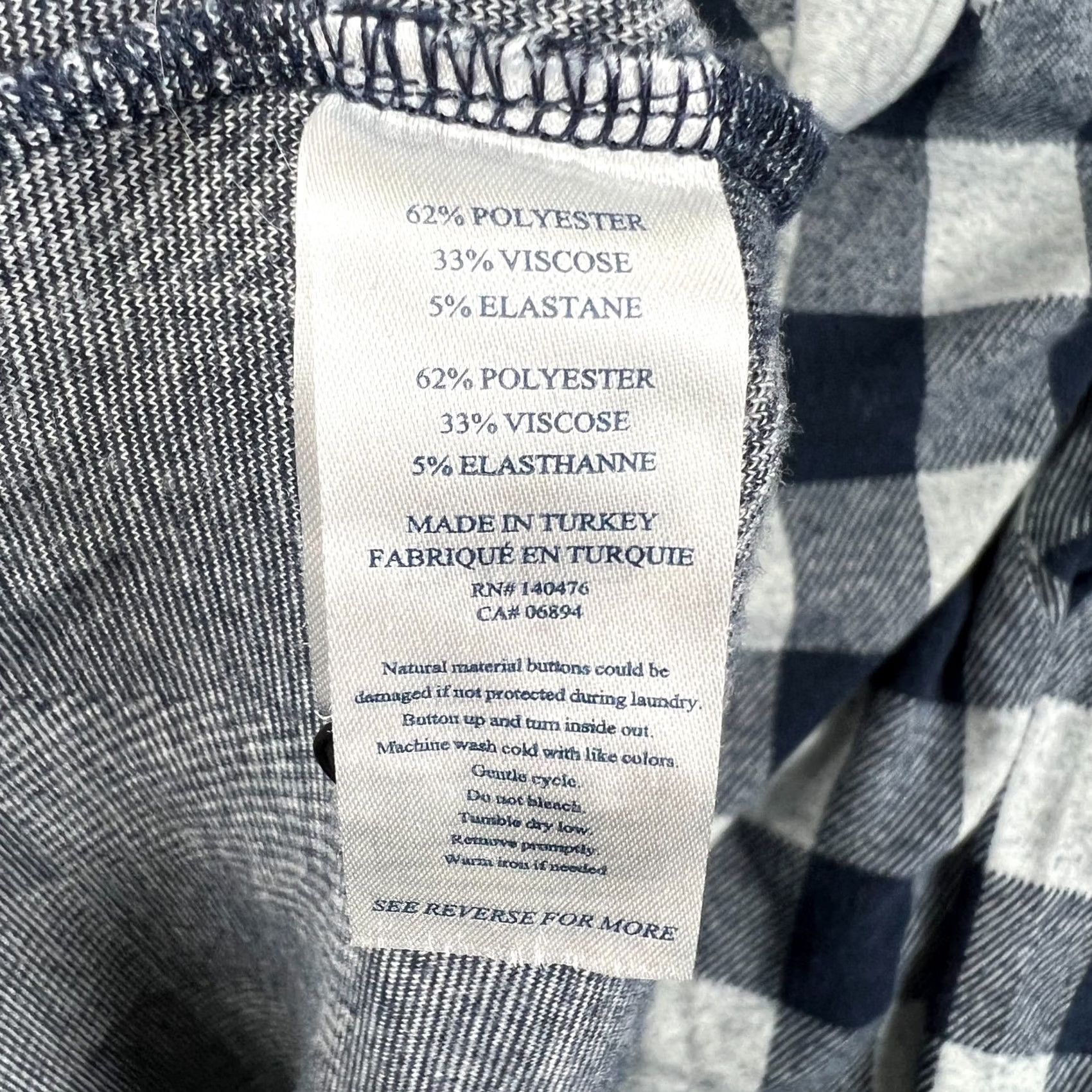 Faherty Faherty Legend Plaid Flannel XL Mens Blue White Button-Up Shirt Size US XL / EU 56 / 4 - 4 Thumbnail