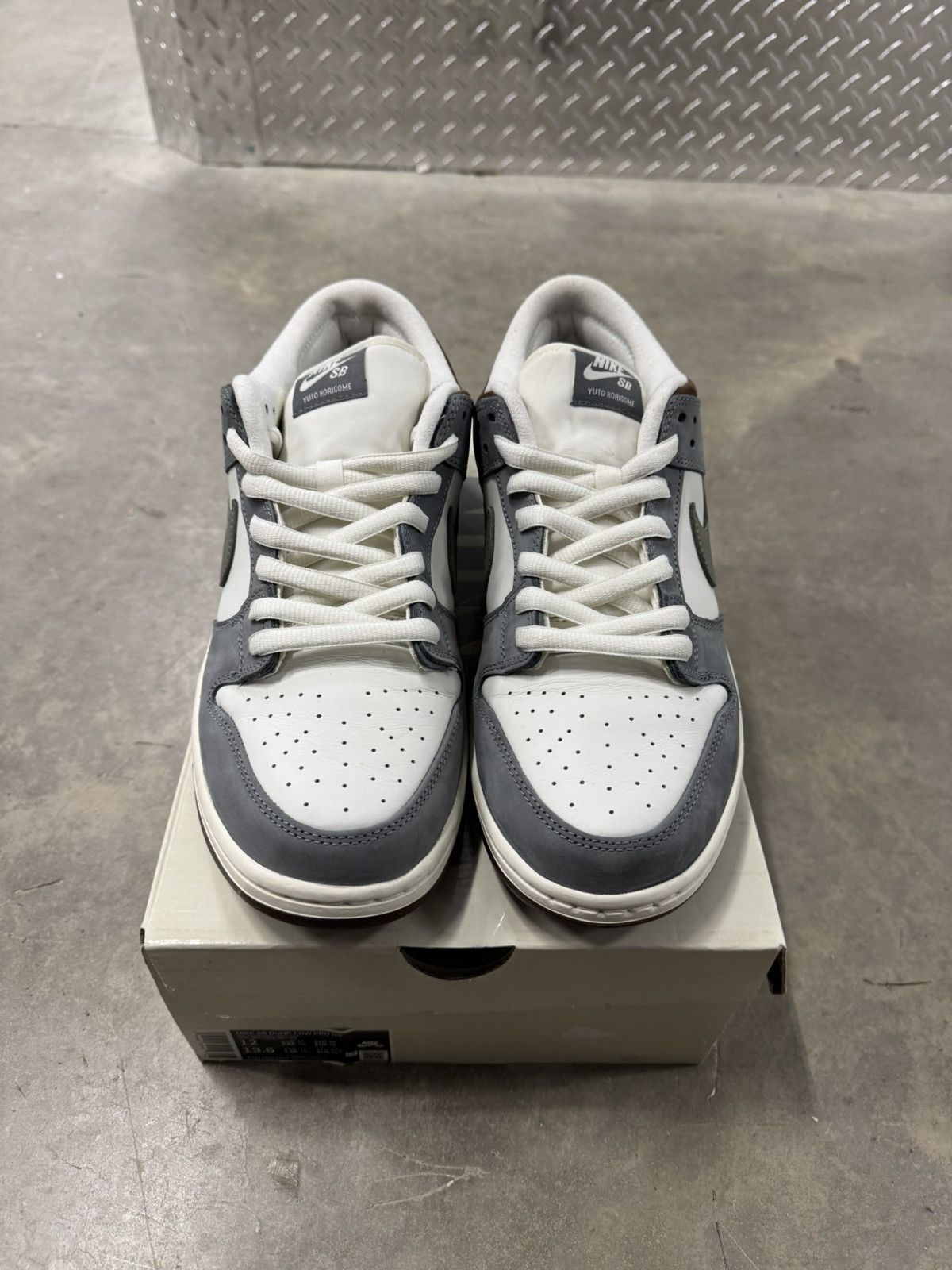Nike Nike Dunk Low SB Yuto Horigome Grey Size 12 Size US 12 / EU 45 - 4 Thumbnail
