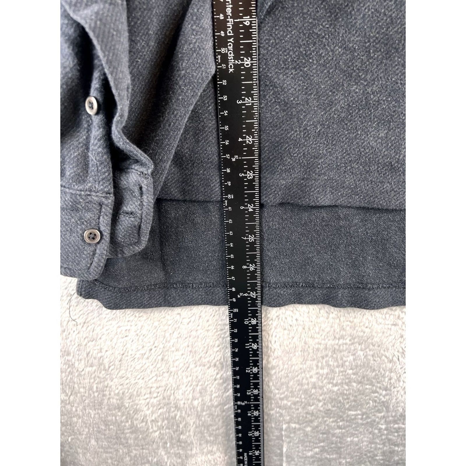 Ralph Lauren Polo Ralph Lauren Shirt Mens Large Long Sleeve Dark Gray Logo Preppy Vintage Size US L / EU 52-54 / 3 - 5 Thumbnail