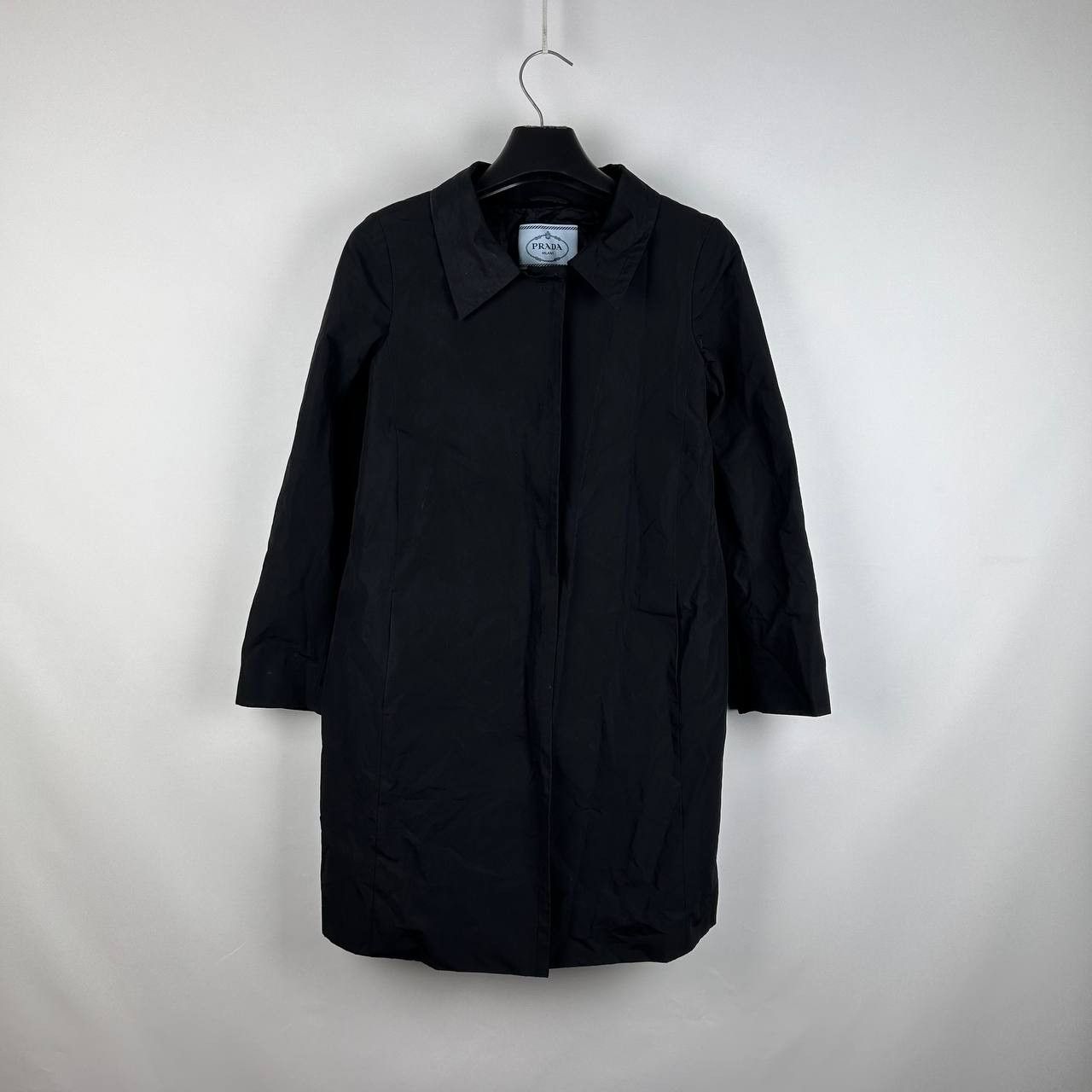 Prada Prada Archive Vintage Nylon Belted Fur Trench Coat | Grailed