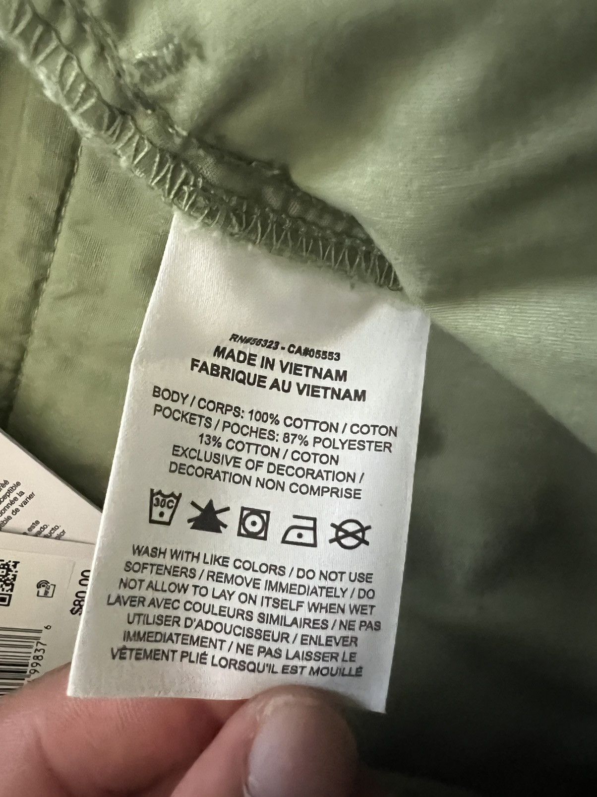 Nike Nike Men's Life Pleated Chino Shorts Oil Green/White Size US 32 / EU 48 - 10 Thumbnail