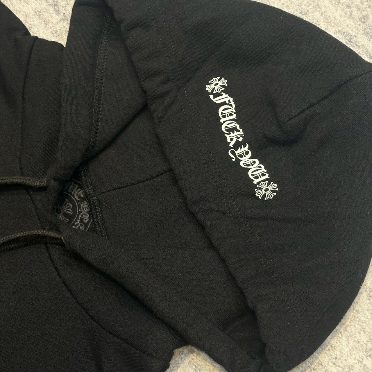 Chrome Hearts Chrome Hearts Vertical Logo hoodie black Size US L / EU 52-54 / 3 - 4 Thumbnail