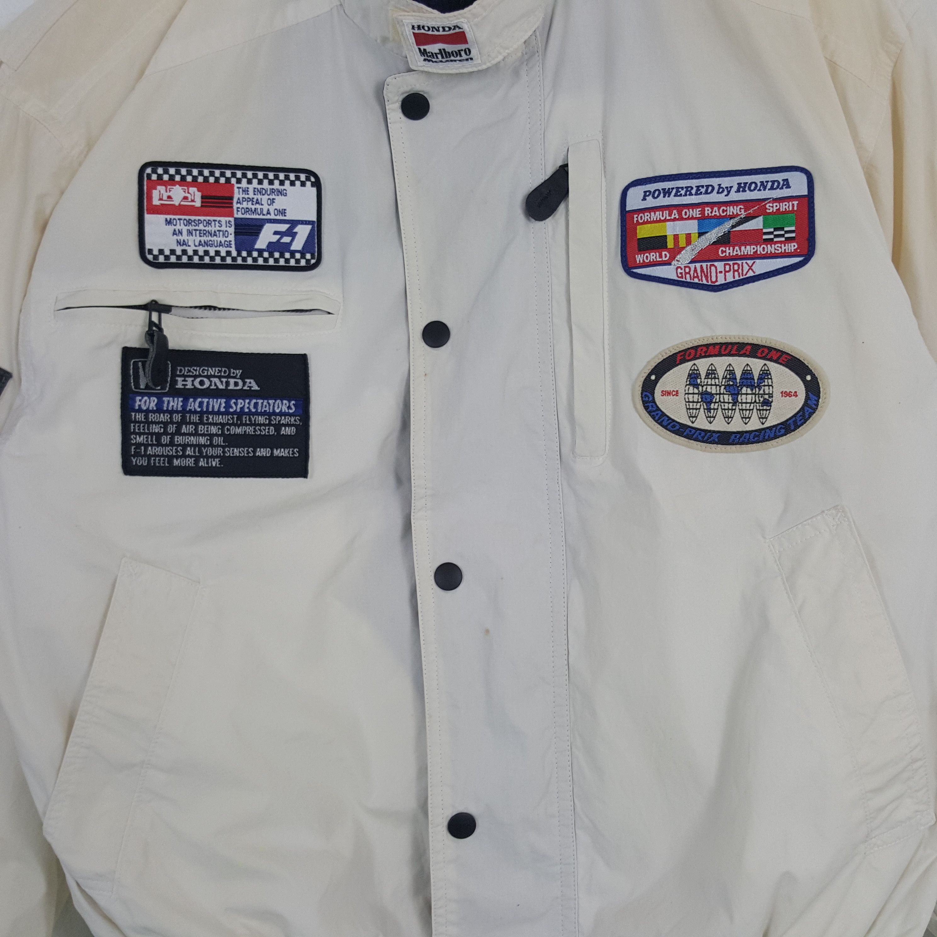 Honda × Japanese Brand × Vintage Vintage Honda Formula One Japanese Racing Jacket Size US L / EU 52-54 / 3 - 4 Thumbnail