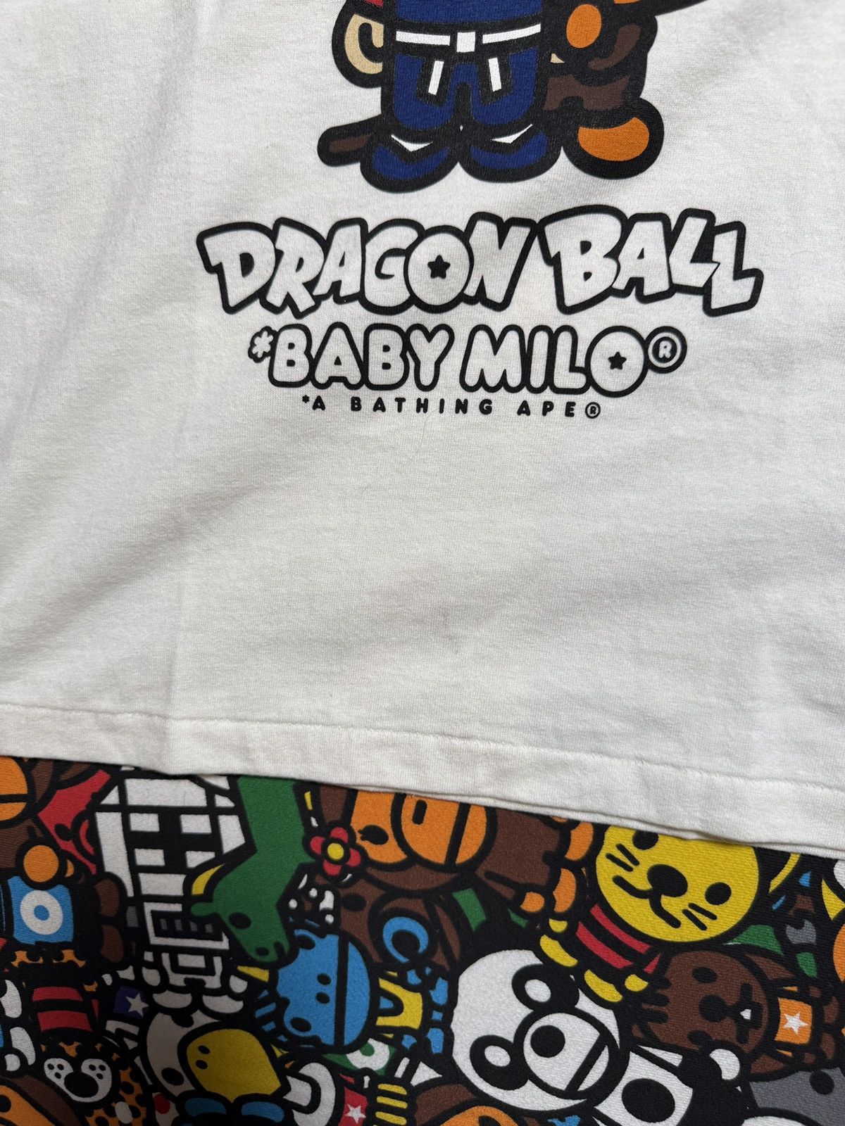 Bape A Bathing Ape X Dragonball Goku & Milo Tee Size XXS / US 00 / IT 34 - 12 Thumbnail