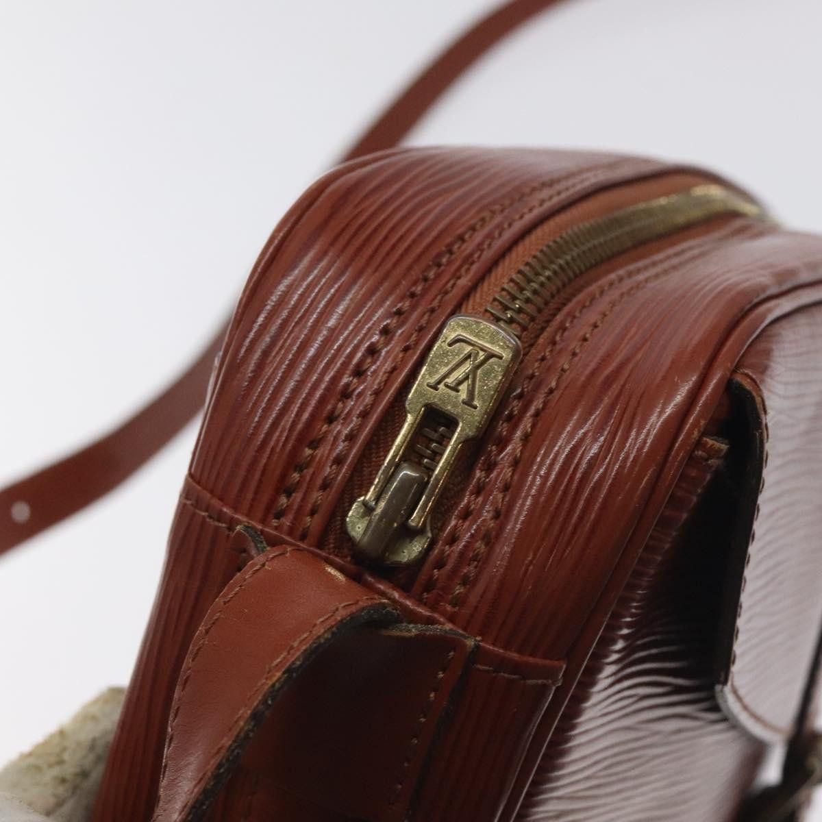 Louis Vuitton LOUIS VUITTON Epi Jeune Fillemm Shoulder Bag Brown M52153 Size ONE SIZE - 8 Thumbnail