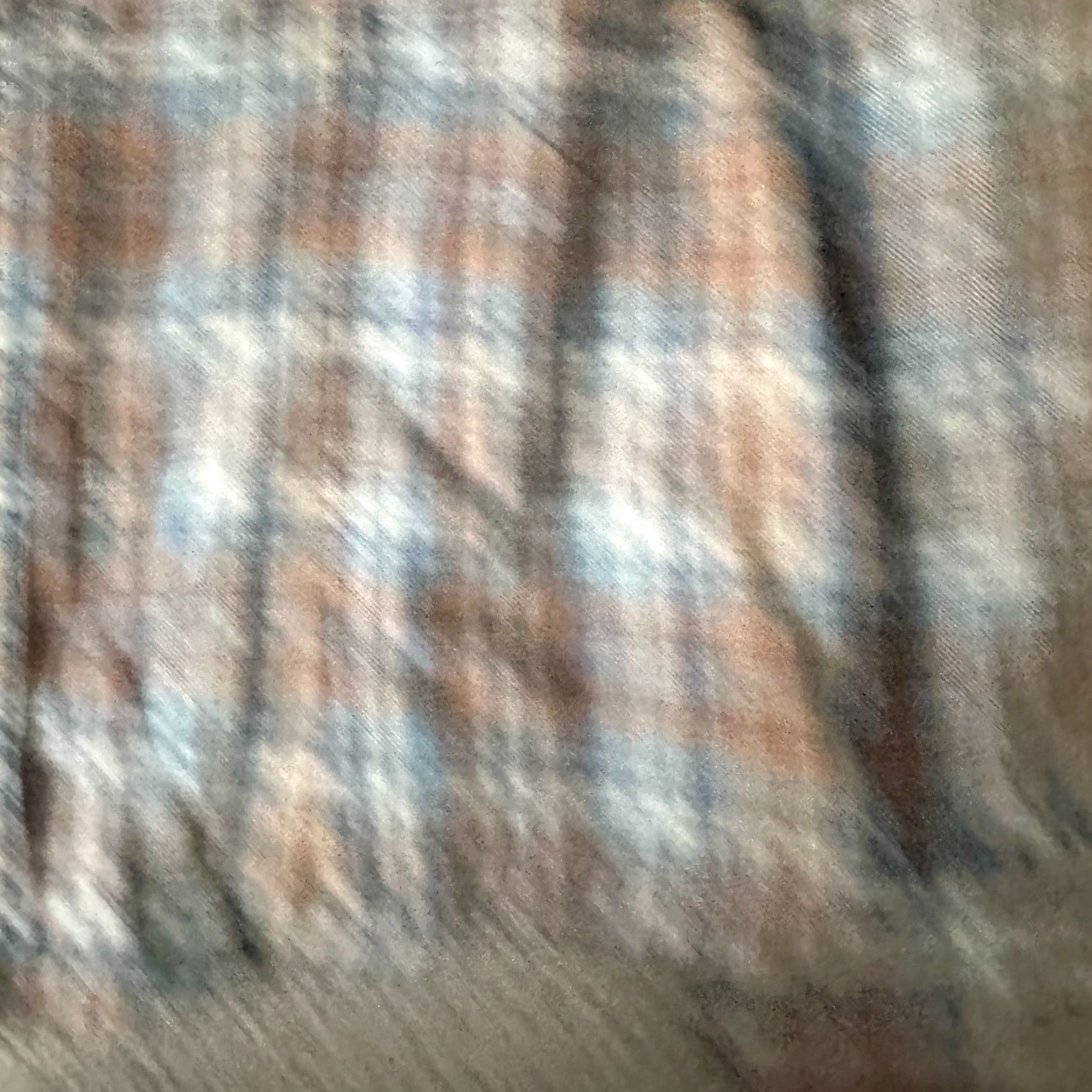 FatFace Fat Face Shirt Adult 2XL Blue Plaid Flannel Cotton Polyester Button-Up with Pockets Mens Casual Workwear 80s 90s Vintage Theme Size US XXL / EU 58 / 5 - 4 Thumbnail