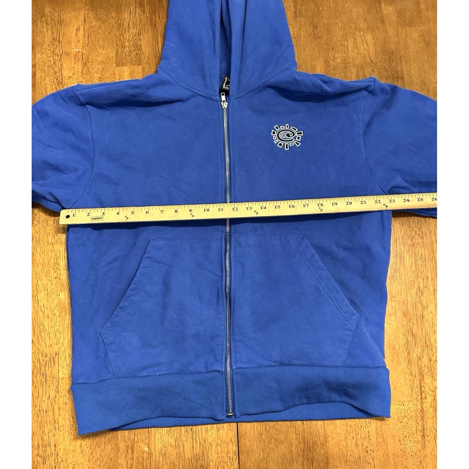 always do what you should do always do what you should do ADWYSD Hoodie Sweatshirt XL Blue Full Zip Men Size US XL / EU 56 / 4 - 7 Thumbnail
