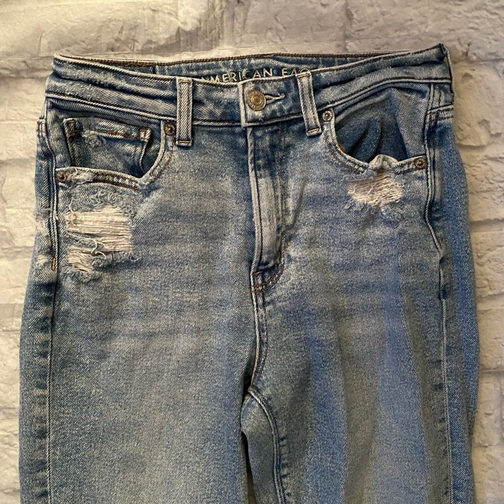 American Eagle Outfitters American eagle outfitters women 2 stretch ripped distressed Size 26" / US 2 / IT 38 - 3 Thumbnail