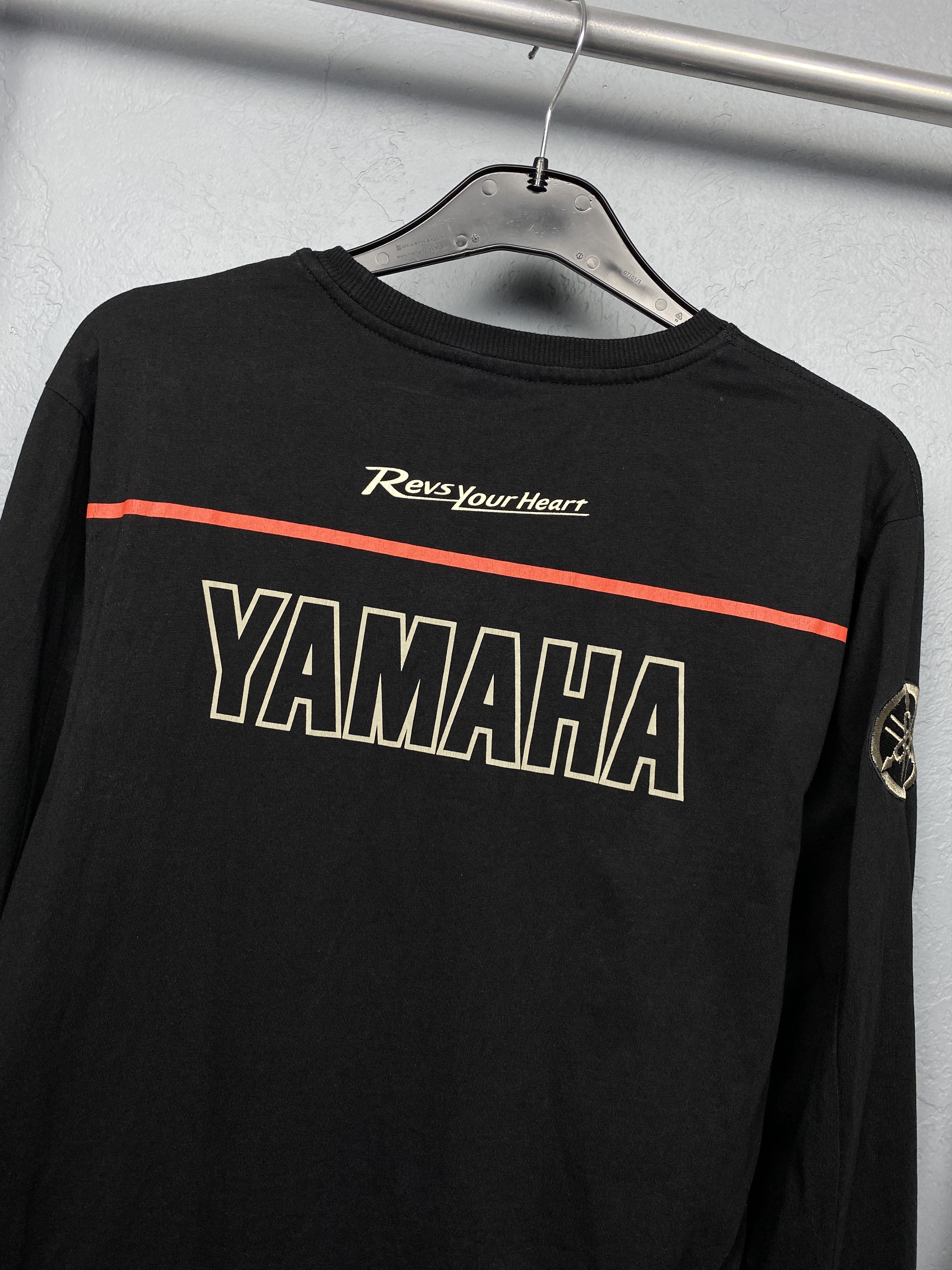 Vintage Yamaha Racing Vintage Mens Long Sleeve T-Shirt Size US L / EU 52-54 / 3 - 9 Thumbnail