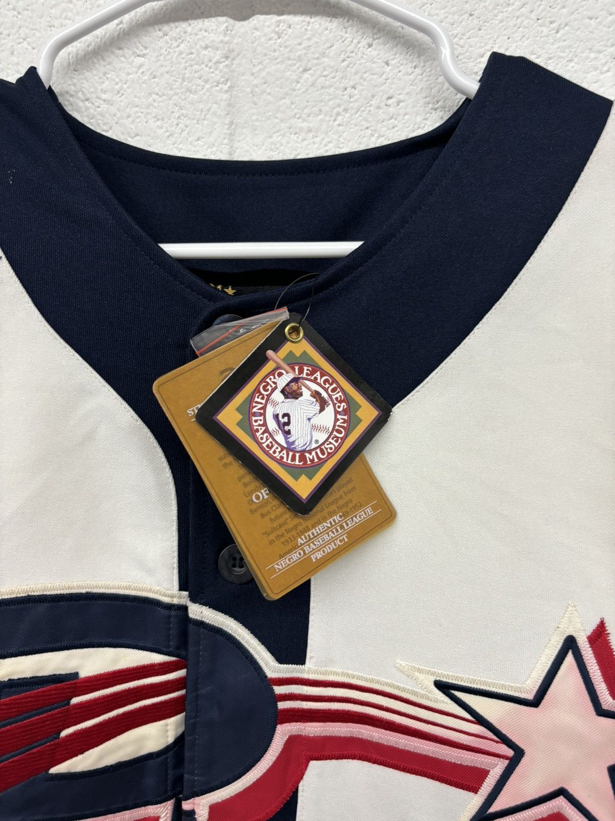 Authentic Negro Leagues × MLB × Vintage Vintage NLBM Philly Stars Negro League Baseball Jersey Size US L / EU 52-54 / 3 - 4 Thumbnail