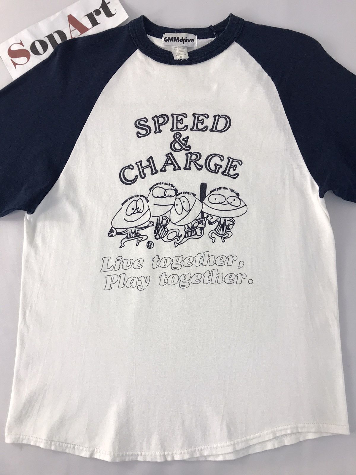 Vintage Gmmdrive Speed & Charge Live Together,Play Together Shirt Size US M / EU 48-50 / 2 - 3 Thumbnail