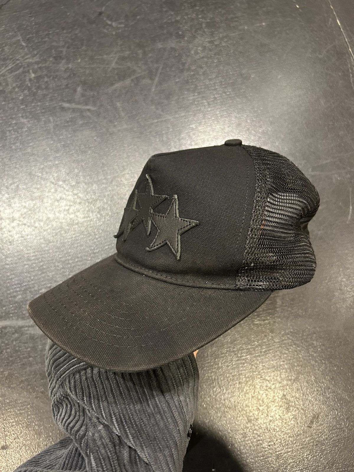 Amiri Amiri Three Star Leather Patch Hat Size ONE SIZE - 3 Thumbnail