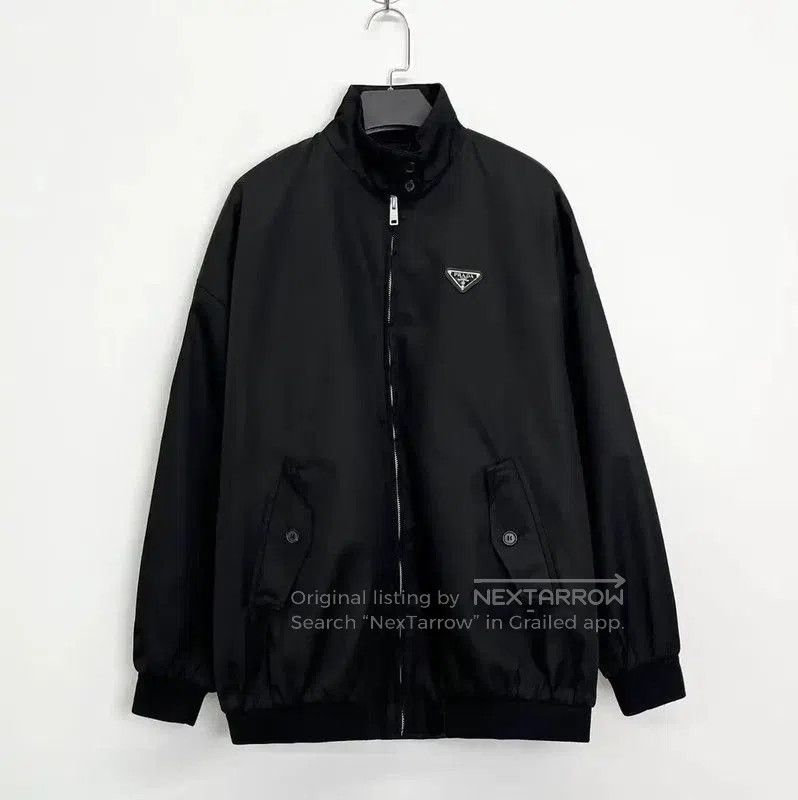 Prada Prada Black Nylon Long Coat for Men. Size US S / EU 44-46 / 1 - 1 Thumbnail