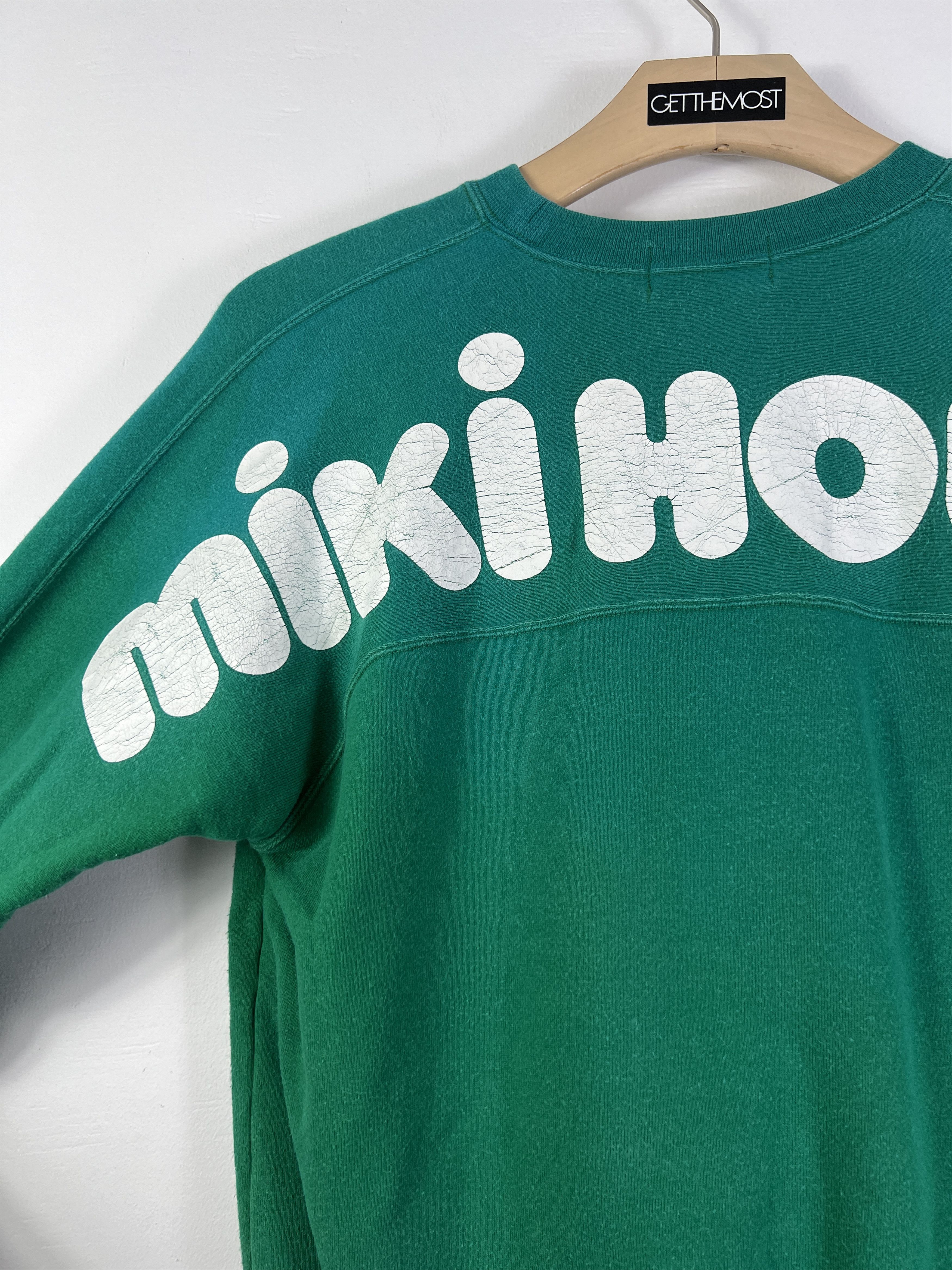 Japanese Brand Mikihouse Junior Big Logo Sweatshirt (YL) GTMP206 Size US XS / EU 42 / 0 - 11 Thumbnail