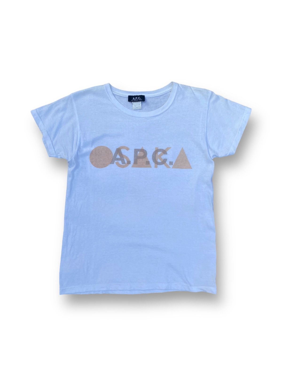 image of A P C x Vintage Osaka Shirt. C4 in White, Women's (Size Small)