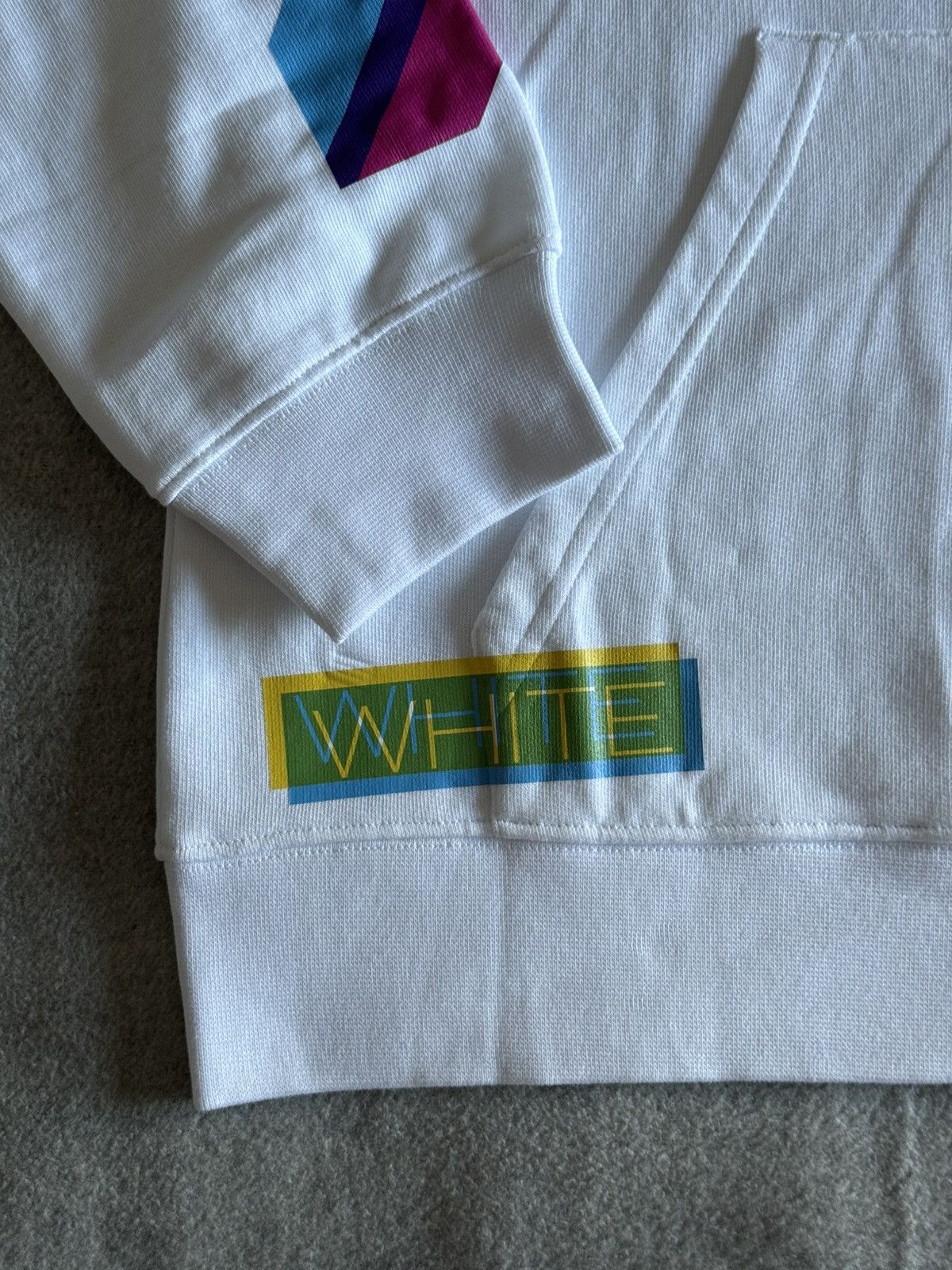 Off-White Sweatshirt Off-White Antonia Collab Colorful Printed Back Size US L / EU 52-54 / 3 - 4 Thumbnail