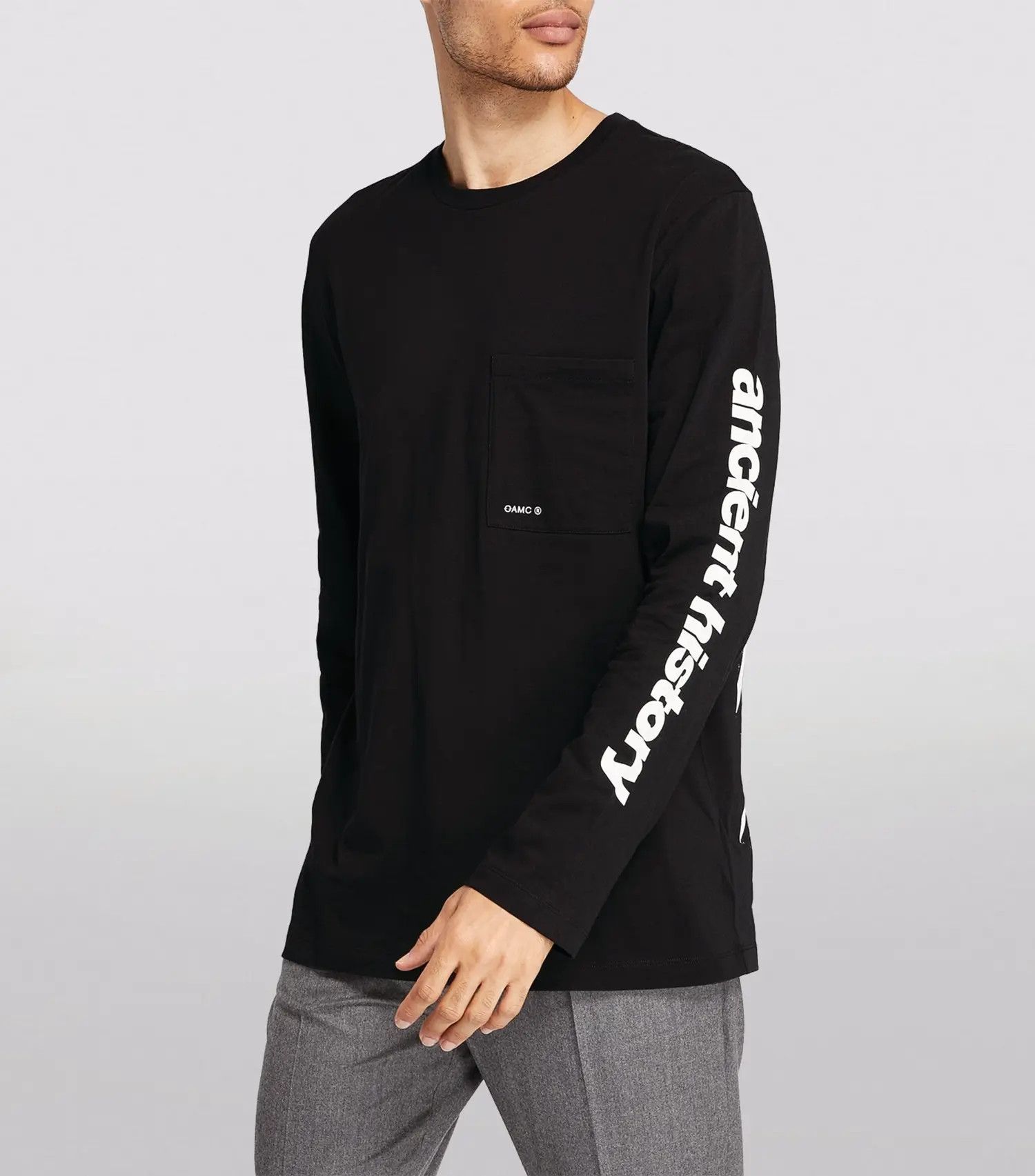 OAMC o1mle0724 Combine Long Sleeve T-Shirt in Black Size US XS / EU 42 / 0 - 3 Thumbnail