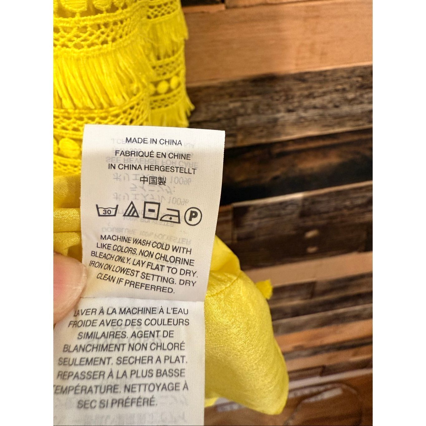 J.Crew J Crew NWT Yellow Fringe Tiered Lace Sheath Sleeveless Dress Size L / US 10 / IT 46 - 6 Thumbnail