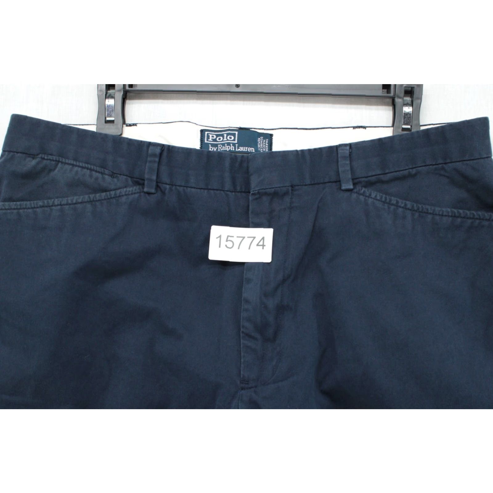 Polo Ralph Lauren Polo Ralph Lauren Pants Men 36x31 Blue Flat Front Chino Trousers Vintage Preppy City Classic 90s Mens Size US M / EU 48-50 / 2 - 8 Thumbnail