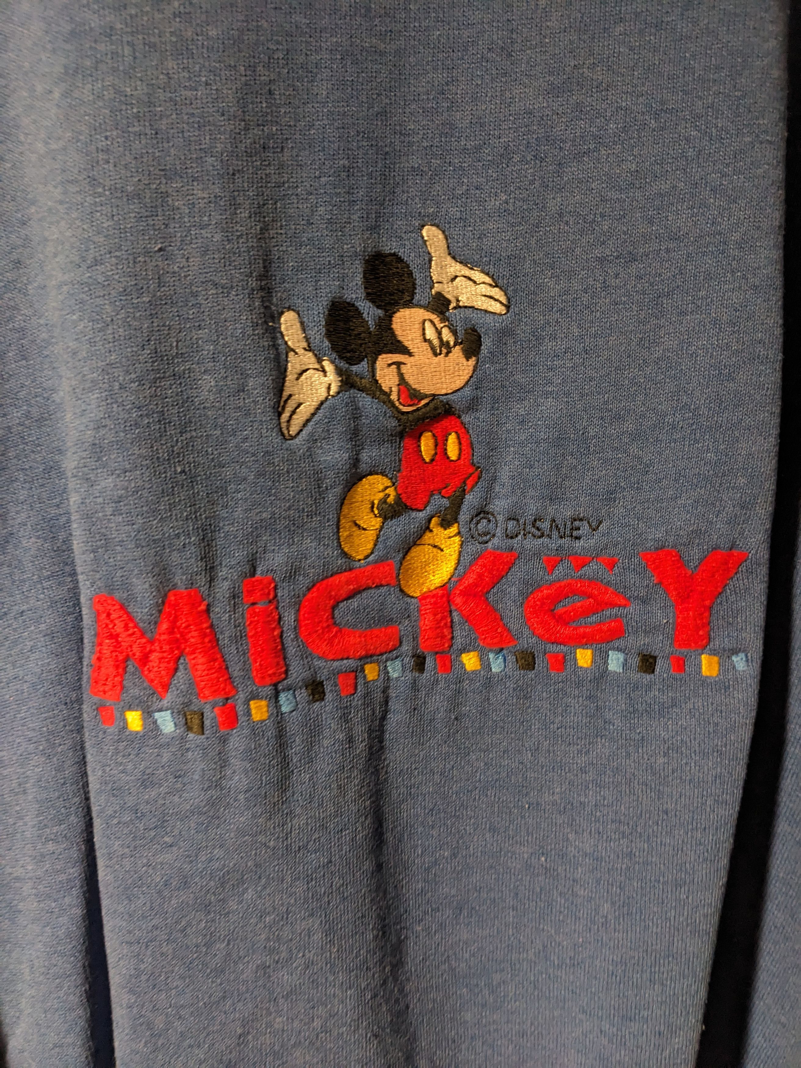 Disney × Mickey Mouse × Vintage Vintage 90s Mickey Mouse Disney Celebration Sweatshirt Size US XL / EU 56 / 4 - 2 Thumbnail