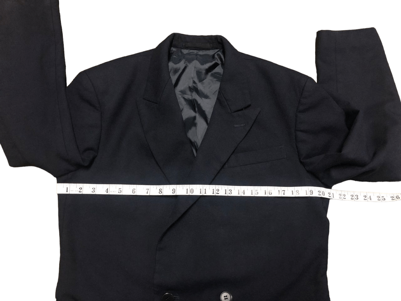 Yohji Yamamoto Yohji Yamamoto Central Japan Railway Company Double Breast Size 38S - 9 Thumbnail