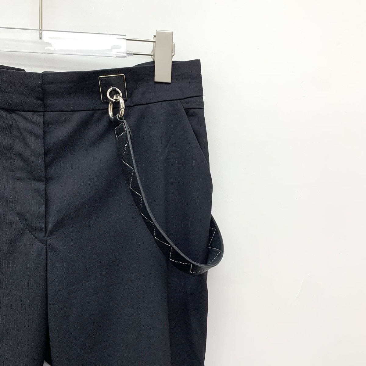 Louis Vuitton Louis Vuitton Black Leather Lanyard Decor Casual Pants K26WX Size US 32 / EU 48 - 3 Thumbnail