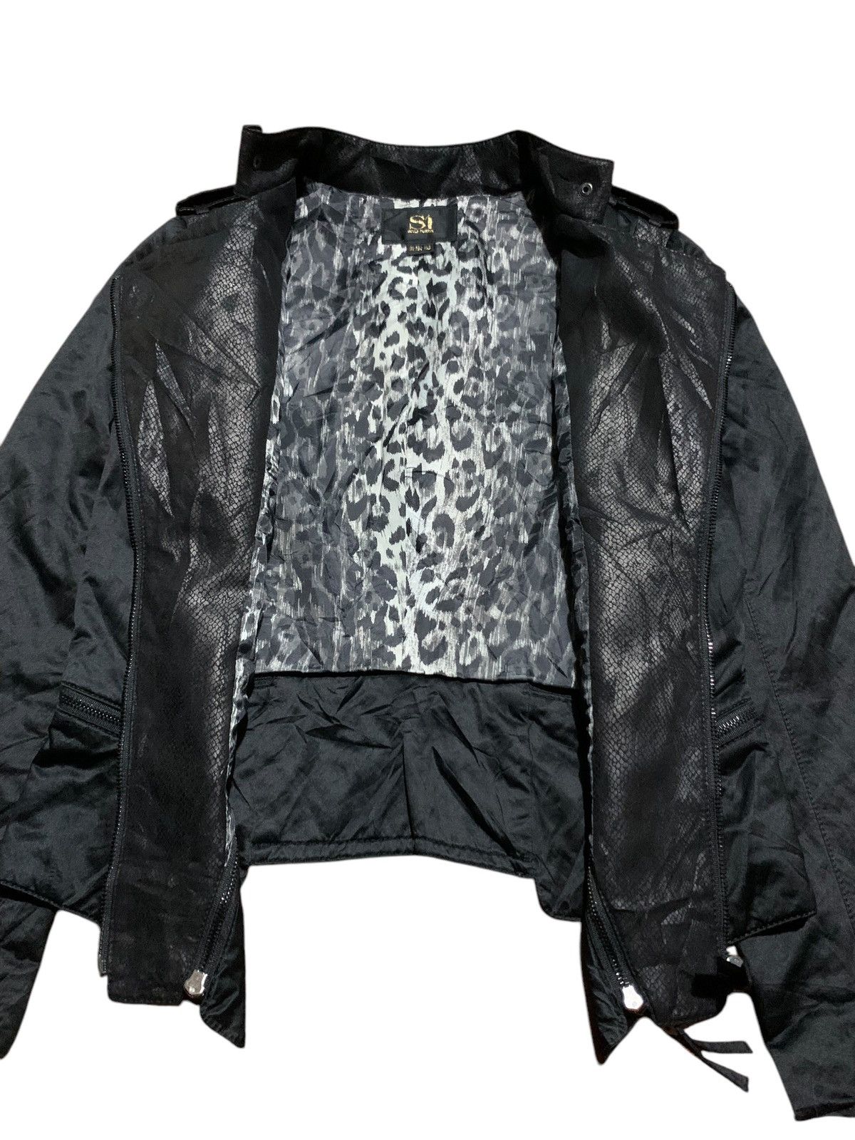 20471120 × Beauty Beast × Japanese Brand 2000s Style Innerve cyber jumpsuit zip biker jacket Size S / US 4 / IT 40 - 8 Thumbnail