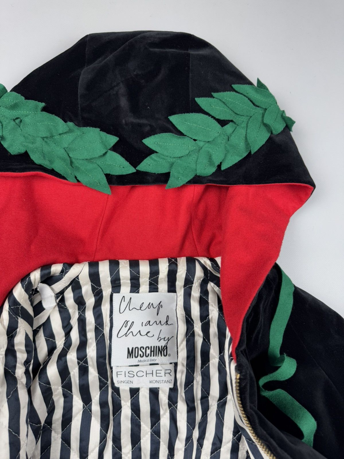 Moschino Moschino Vintage Velour Cheap And Chic Hooded Jacket Size 40 Size S / US 4 / IT 40 - 9 Thumbnail