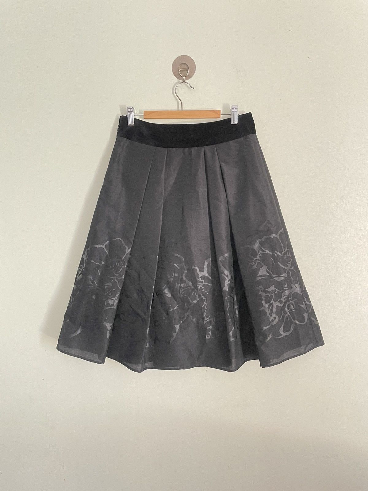Hiroko Koshino Homme Hiroko BIS Black Pleated Skirt Size 29" - 1 Thumbnail