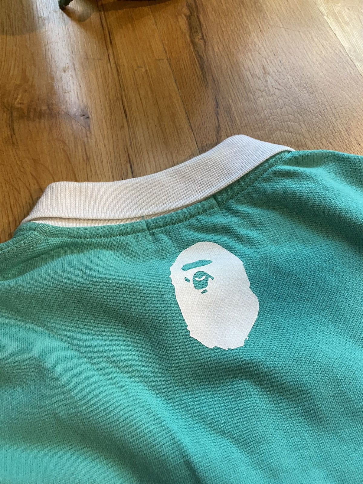 Bape A Bathing Ape BAPE “WORLD GONE MAD” polo Size US XL / EU 56 / 4 - 6 Thumbnail