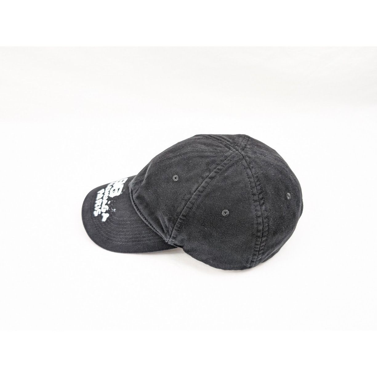 Balenciaga o1rshd1 Q: 2 / Size: L / Cotton Drill Dirty Paris Hat / Cap Size ONE SIZE - 7 Thumbnail